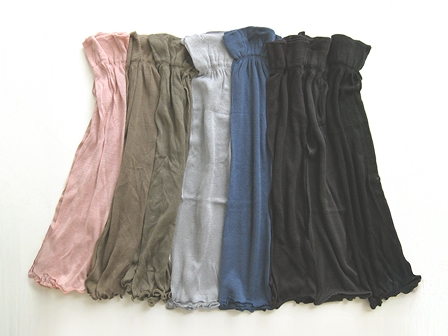 シルク100％アーム＆レッグウォーマー