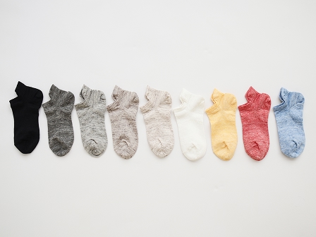 リネン アンクルソックス