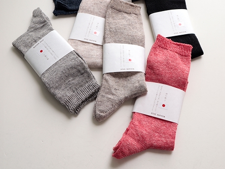 リネン ソックス